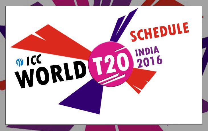 icc t20 world cup 2016 schedule