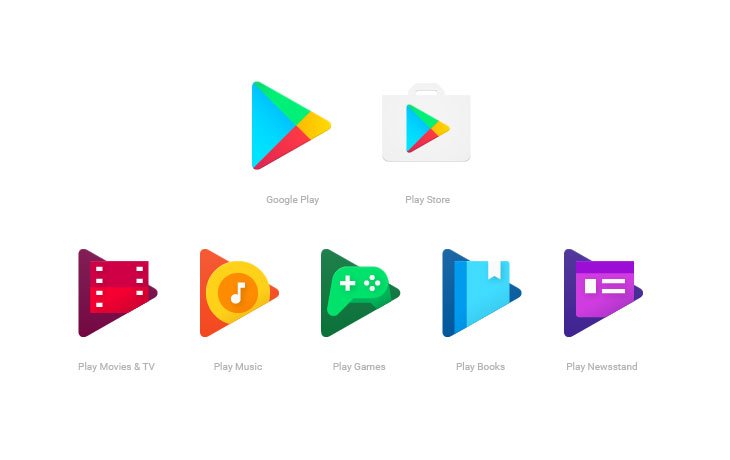 new google play app icons