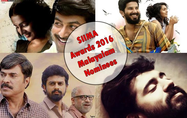 5th SIIMA Awards 2016 malayalam nominees winner live show