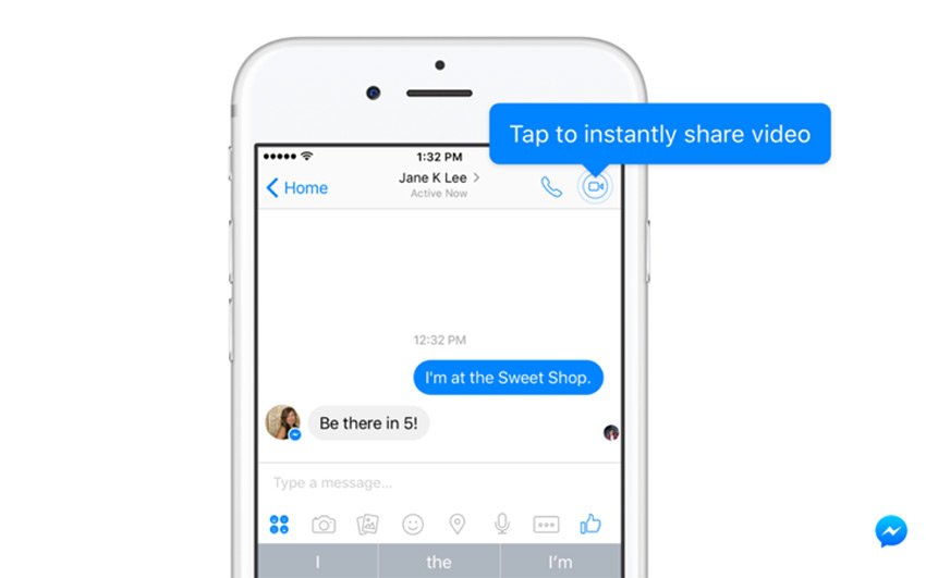 Facebook Messenger adds 'Instant Video' Chat 