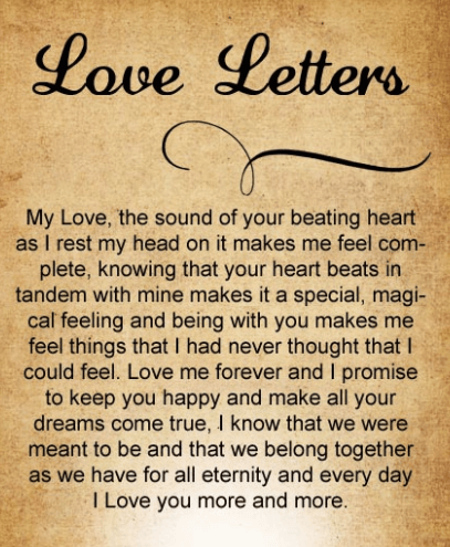 Valentines Day love letters Ideas