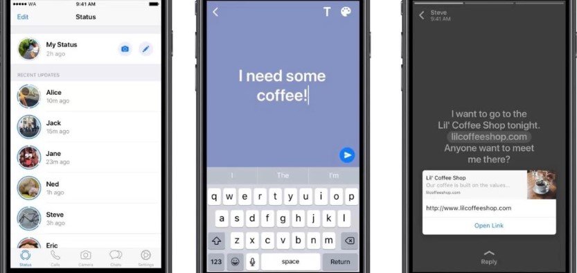 WhatsApp Text-based coloured status launching on New version