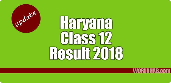 Haryana HBSE 12th result 2018