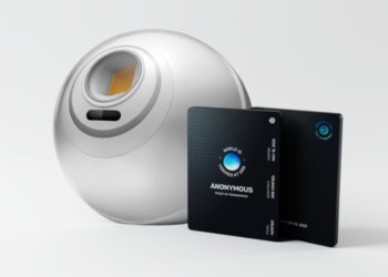 Worldcoin Orb iris scanner