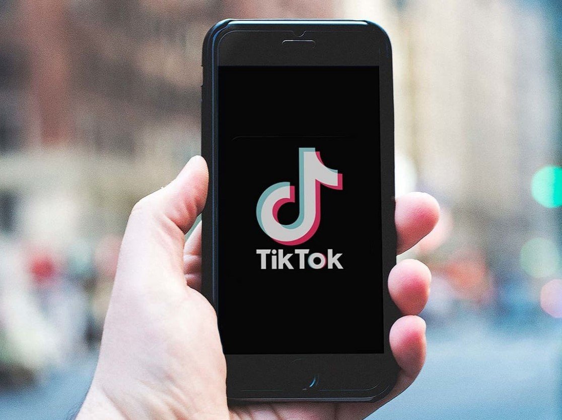 TikTok app on smartphone screen