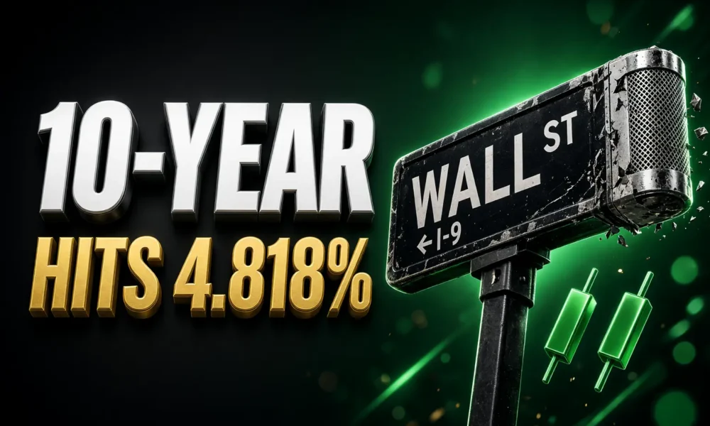 10-year Treasury yield hits 4.818% 2023 high