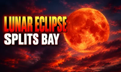 lunar eclipse splits Bay Area Sonoma copper moon