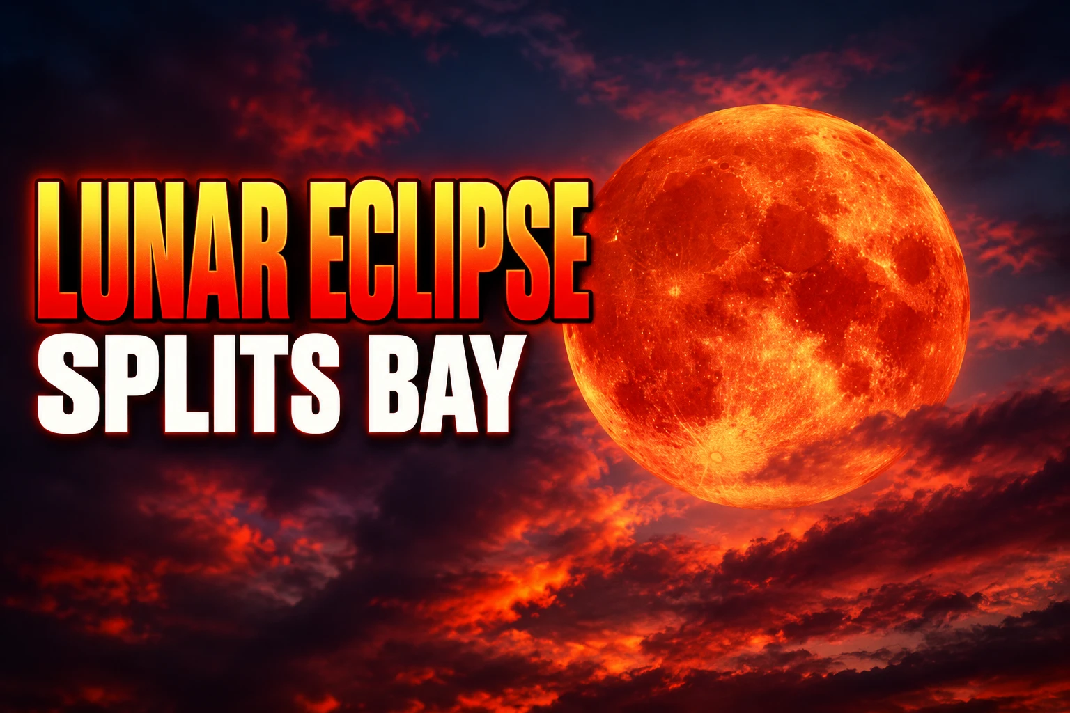 lunar eclipse splits Bay Area Sonoma copper moon