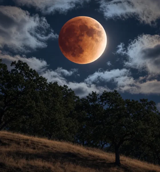 96 percent lunar eclipse Bay Area cloud break views