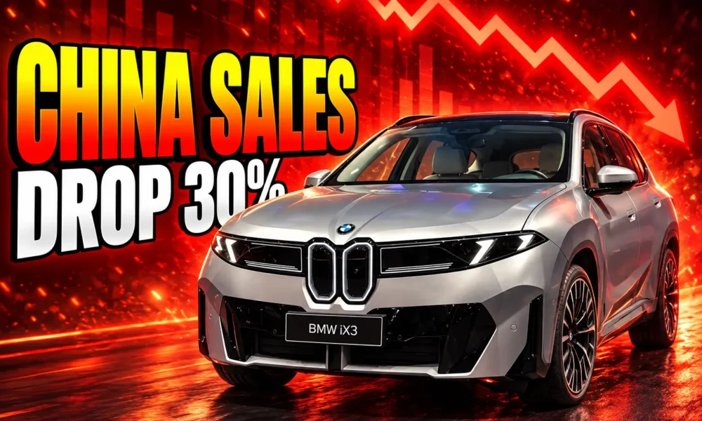 BMW China sales drop 30 percent iX3