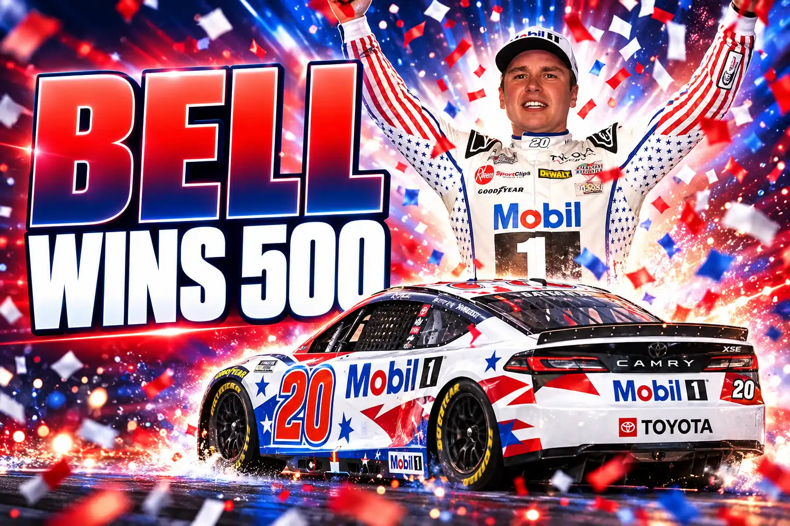 Christopher Bell wins Southern 500 Darlington 2026