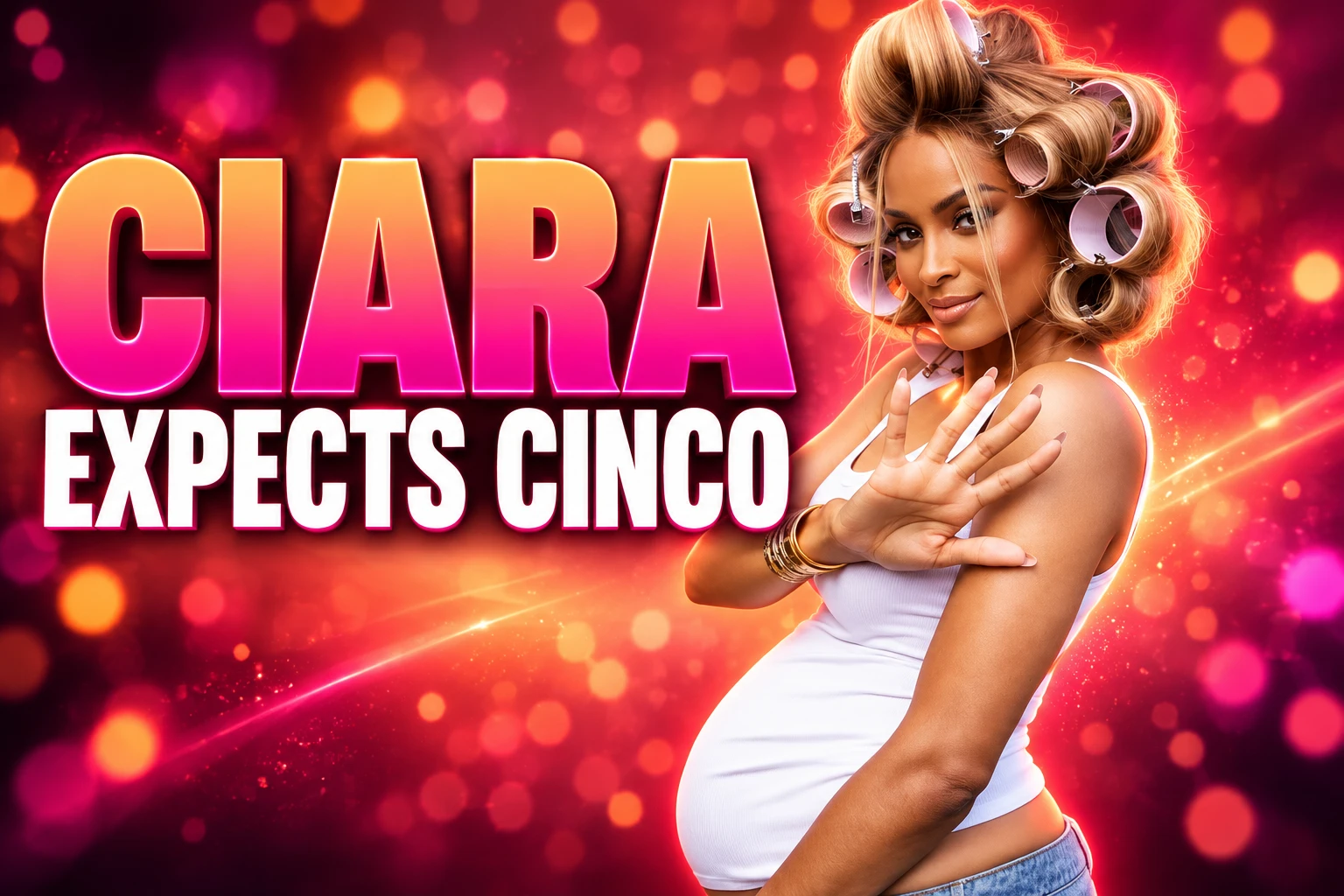 Ciara expecting fifth baby Cinco announcement
