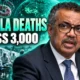 Congo Ebola deaths pass 3000 WHO Tedros