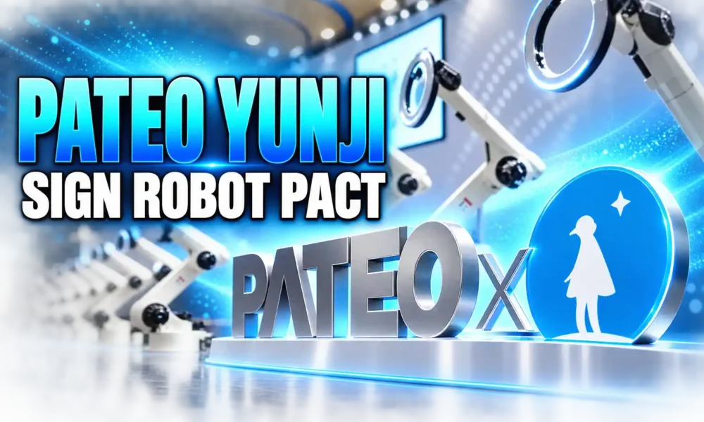 Pateo Yunji sign robot pact cockpit plants