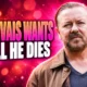 Ricky Gervais Alley Cats until he dies Netflix