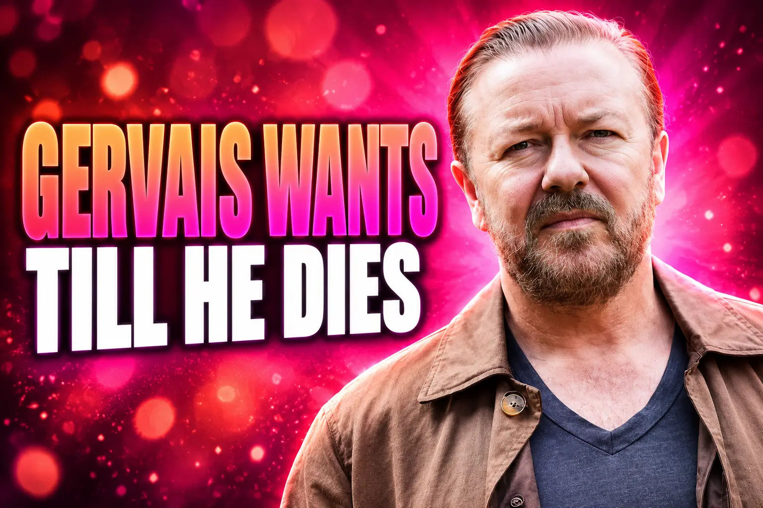 Ricky Gervais Alley Cats until he dies Netflix