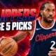 Clippers lose five first-round picks Kawhi Ballmer