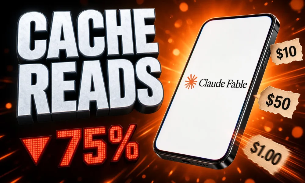 Anthropic Claude Fable 5.1 cache read discount 75 percent
