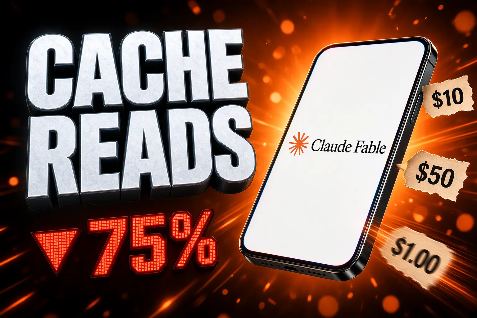 Anthropic Claude Fable 5.1 cache read discount 75 percent