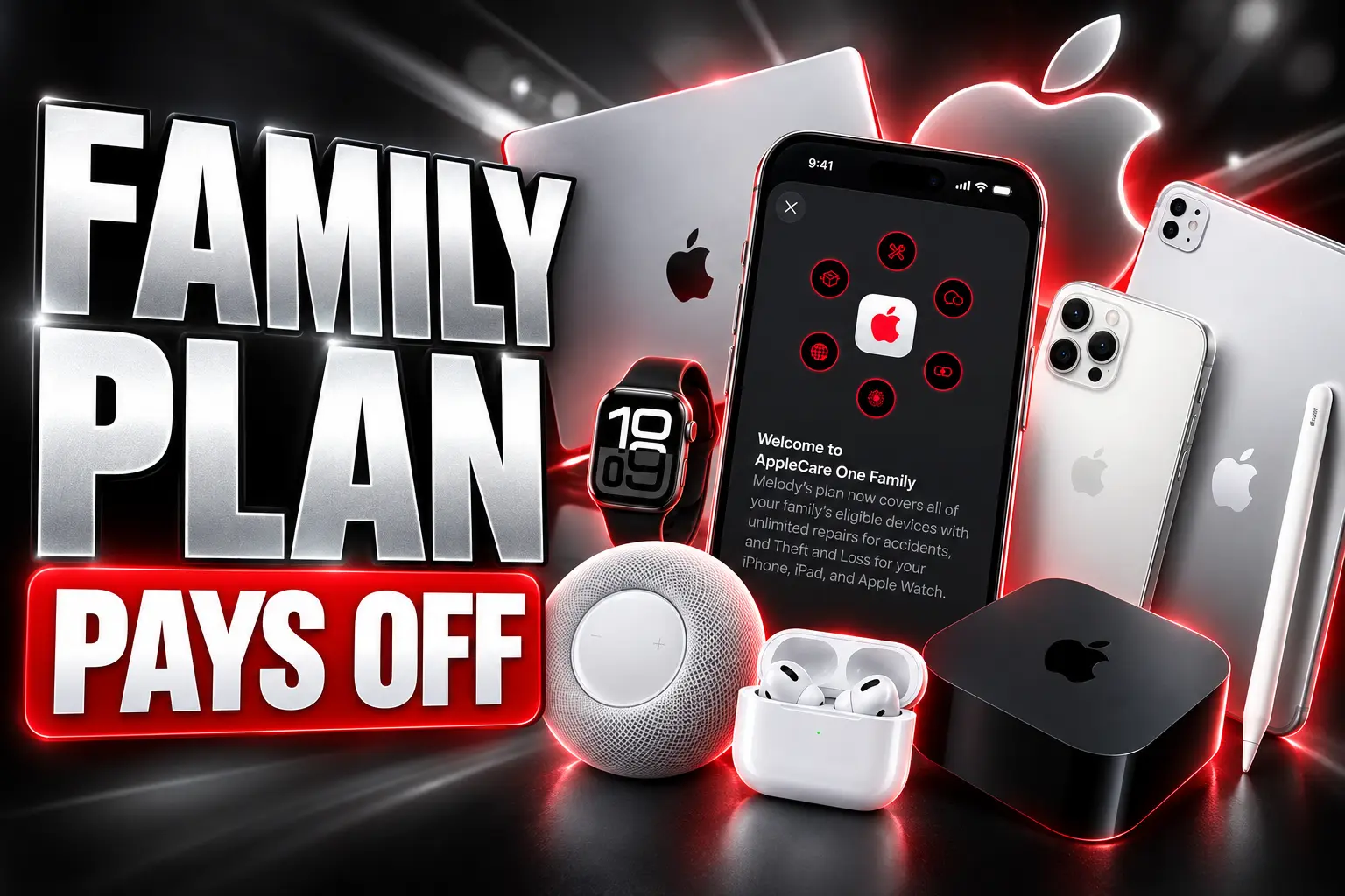 AppleCare One Family plan $49.99 six people