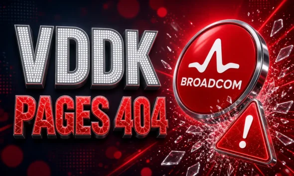 Broadcom VMware VDDK public download pages 404
