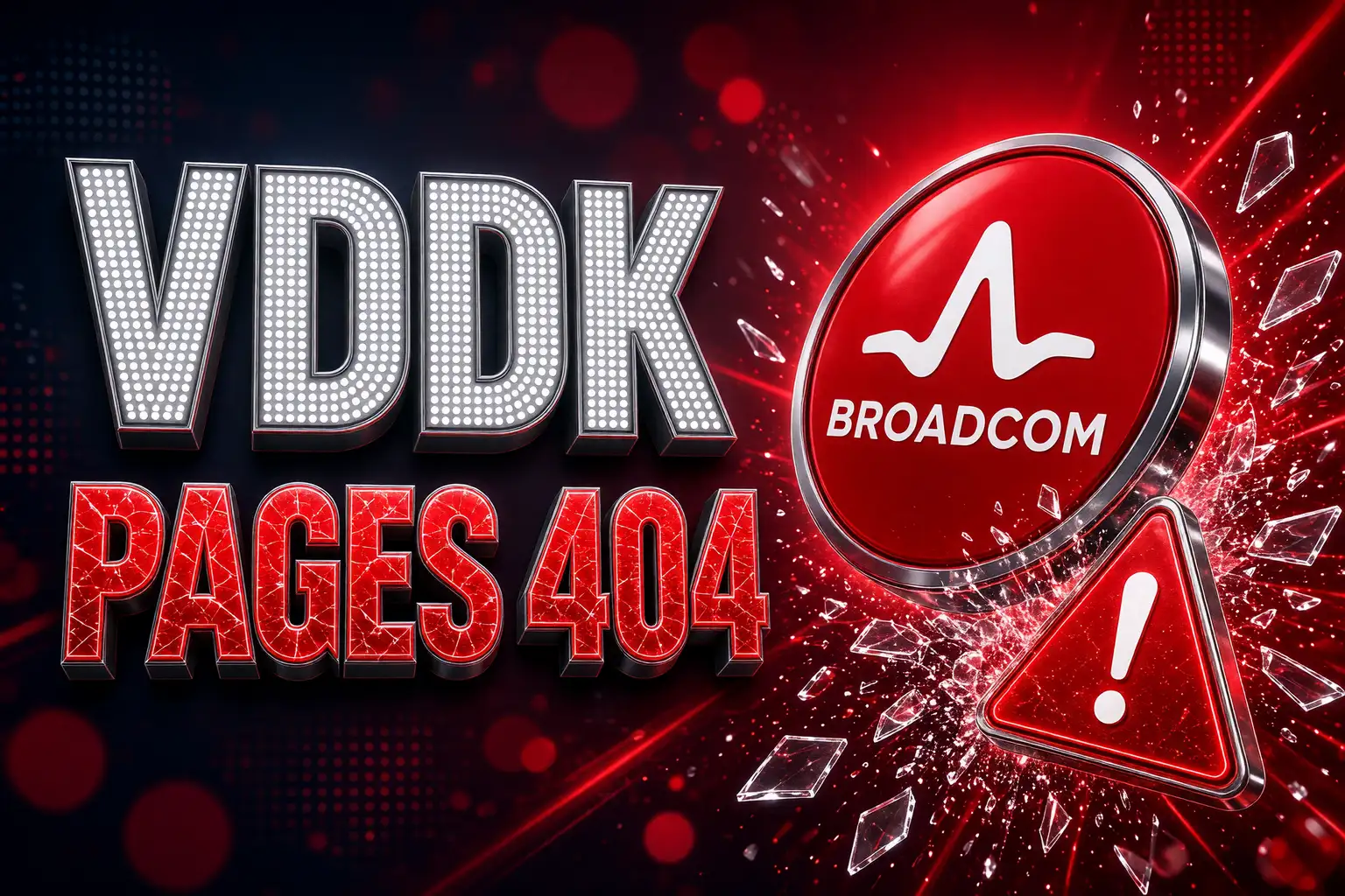 Broadcom VMware VDDK public download pages 404