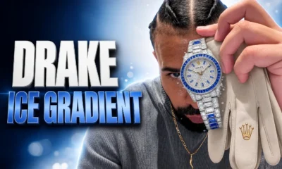 Drake one of one Ice Gradient Daytona Rolex