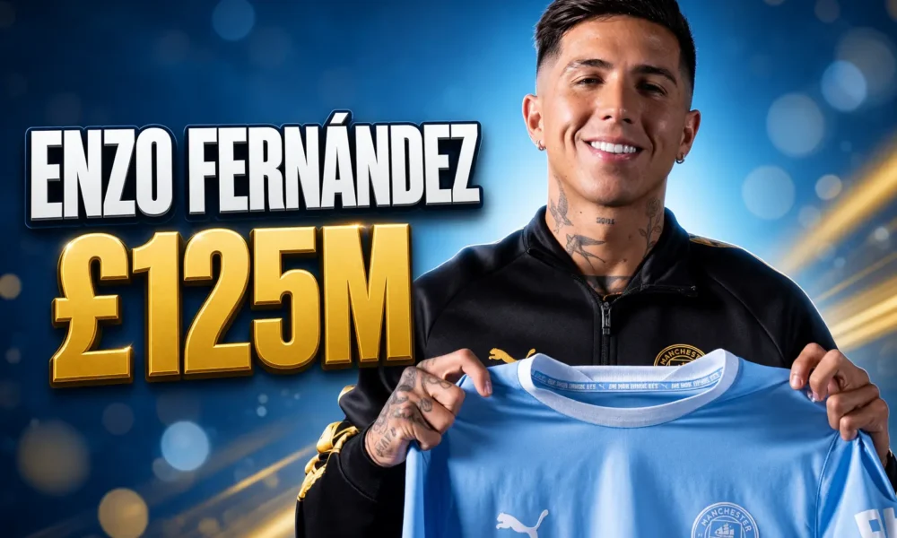 Enzo Fernández Manchester City £125 million transfer from Chelsea