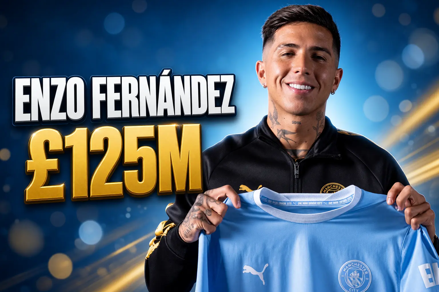 Enzo Fernández Manchester City £125 million transfer from Chelsea