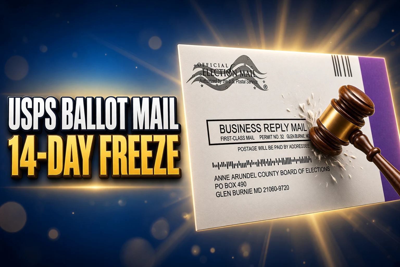 Judge Talwani 14-day freeze USPS ballot mail rules