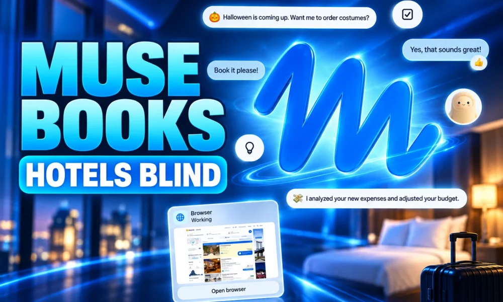 Meta Muse AI agent book travel hotels flights