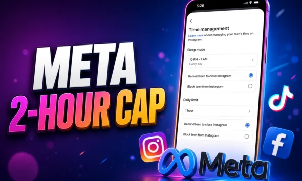 Meta two hour teen Instagram Facebook daily cap