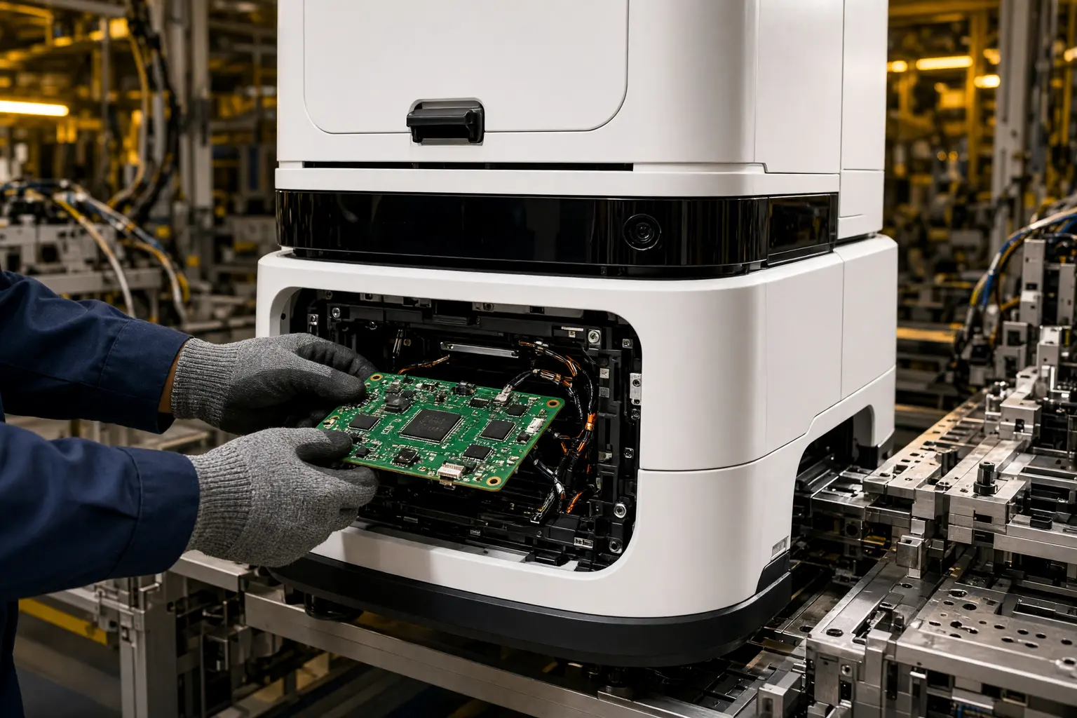 Pateo Yunji partnership robot control modules for auto factories