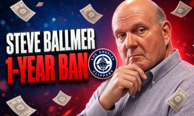 Steve Ballmer one-year ban Clippers five first-round picks
