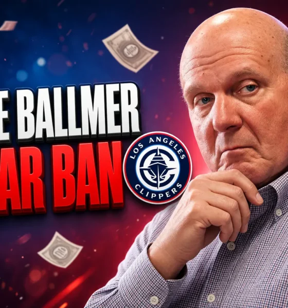 Steve Ballmer one-year ban Clippers five first-round picks