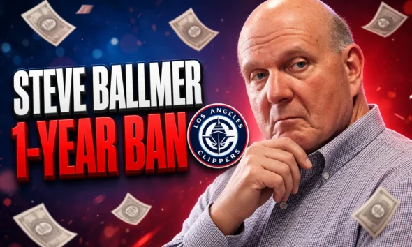 Steve Ballmer one-year ban Clippers five first-round picks