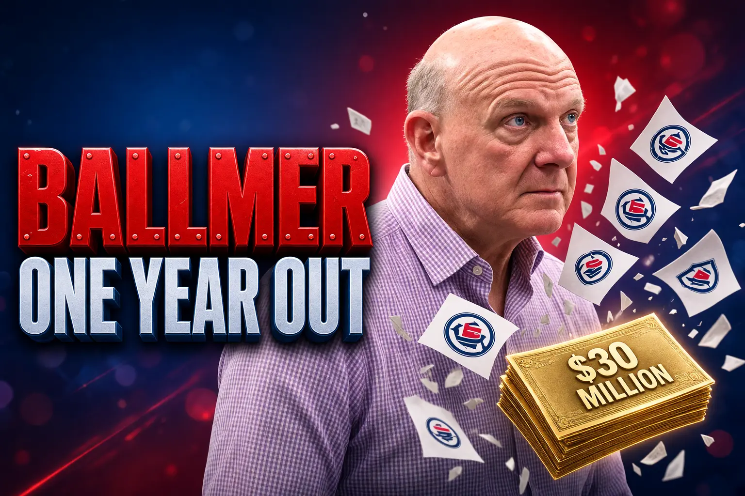 Steve Ballmer one year NBA suspension Clippers five picks