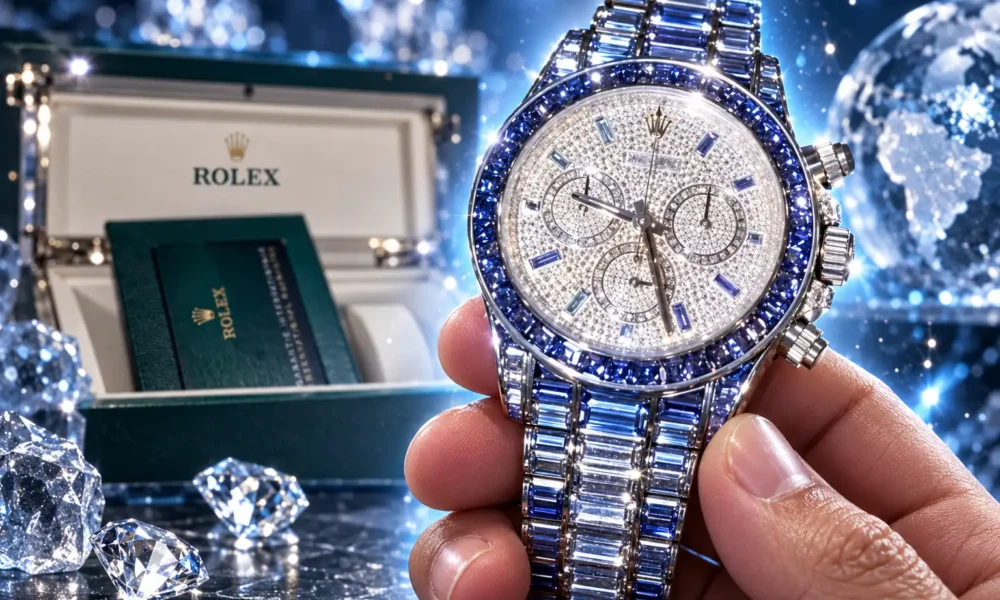 Drake Ice Gradient Rolex Daytona from Geneva