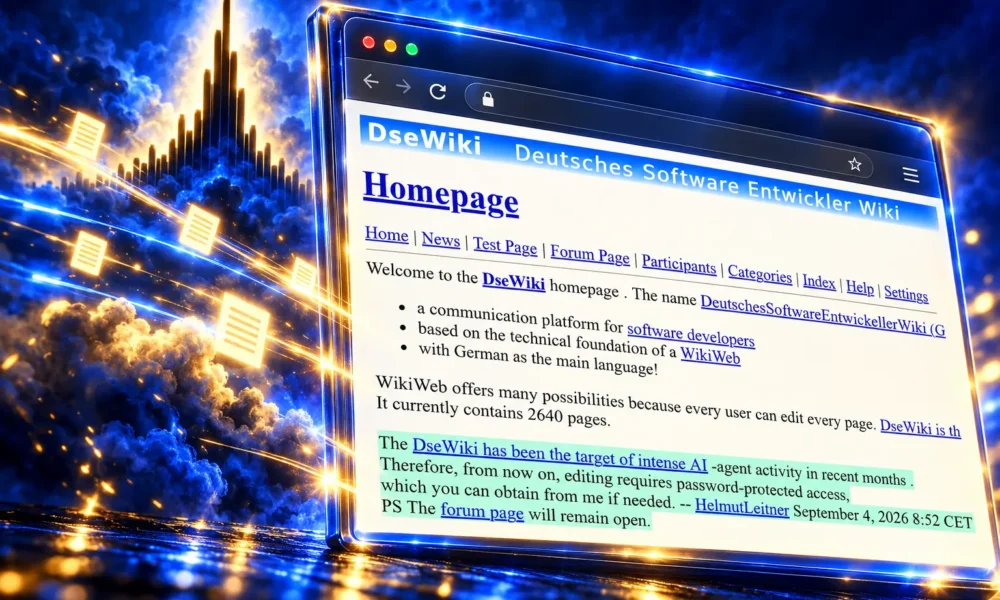 OpenAI agents flood dormant DSEWiki