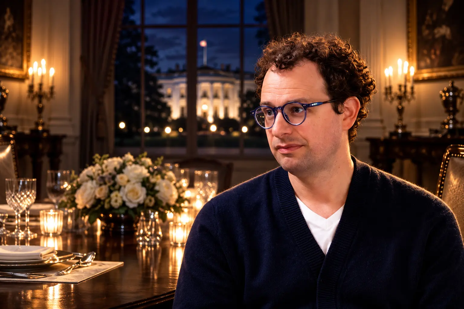 Amodei dines with Trump at the White House