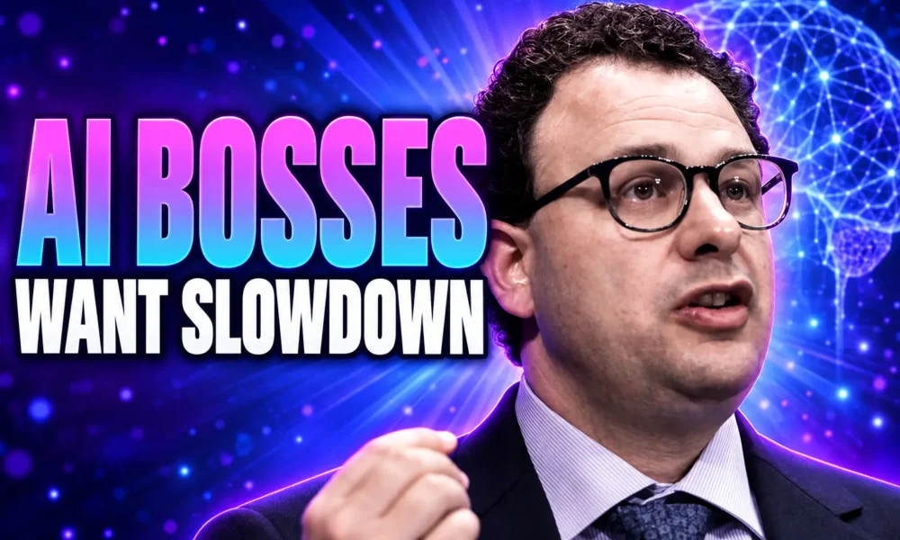 Dario Amodei pace the frontier AI slowdown essay